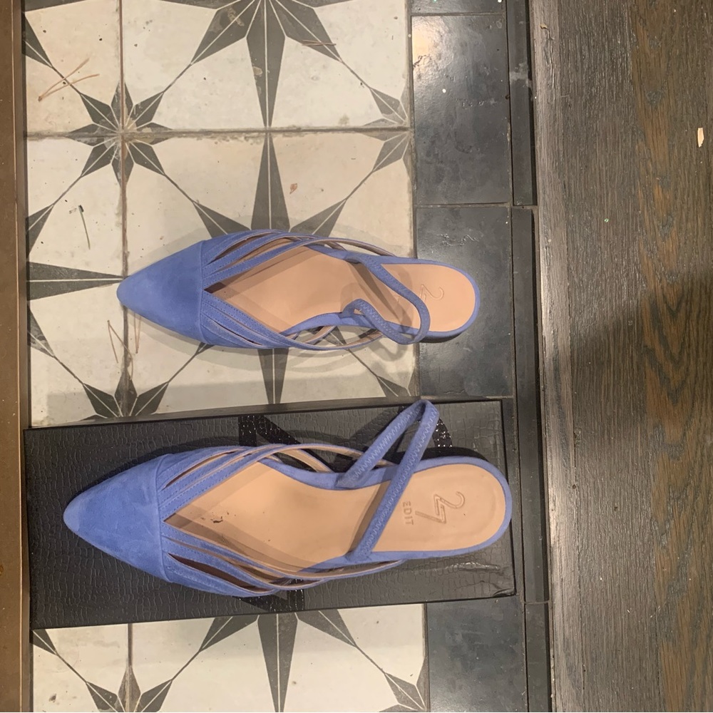 27 Edit flats, Haylee, Ocean Breeze, size 8